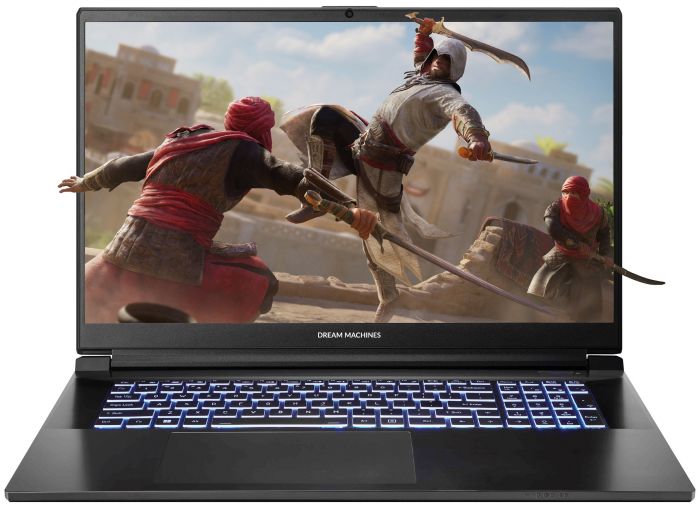 Ноутбук Dream Machines RG4060-17 17.3FHD IPS, Intel i5-13500H, 32GB, F1TB, NVD4060-8, DOS, чорний