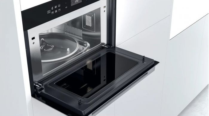 Мікрохвильова піч Whirlpool вбудовувана, 31л, електронне упр., 1000Вт, гриль, дисплей, чорний