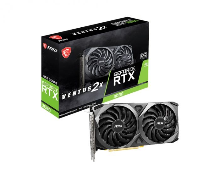 Відеокарта MSI GeForce RTX 3060 12GB GDDR6 VENTUS 2X OC