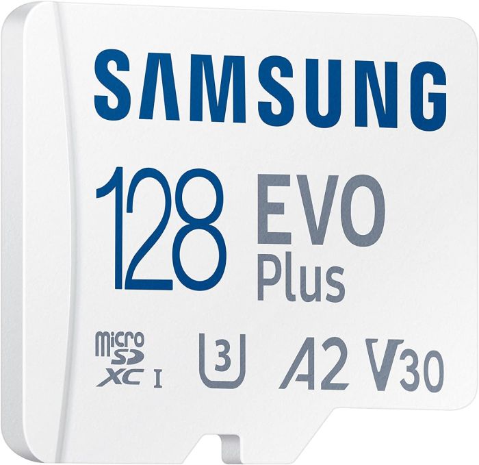 Карта пам'яті Samsung microSDHC 128GB C10 UHS-I R100MB/s Evo Plus + SD