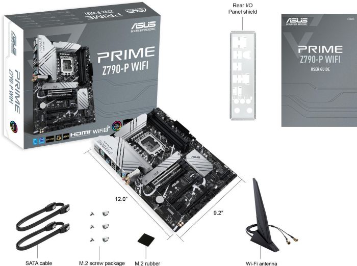 Материнcька плата ASUS PRIME Z790-P WIFI s1700 Z790 4xDDR5 M.2 HDMI DP Wi-Fi BT ATX