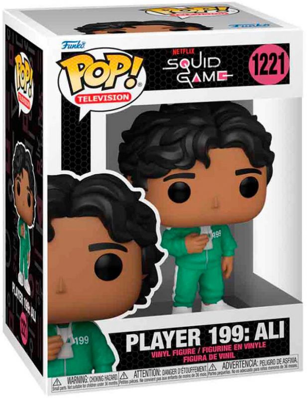 Фігурка Funko POP TV: Squid Game- Player 199:Ali