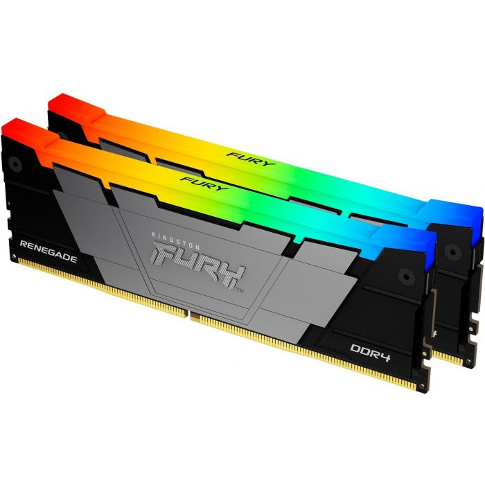 Пам'ять ПК Kingston DDR4 32GB KIT (16GBx2) 3600 FURY Renegade RGB