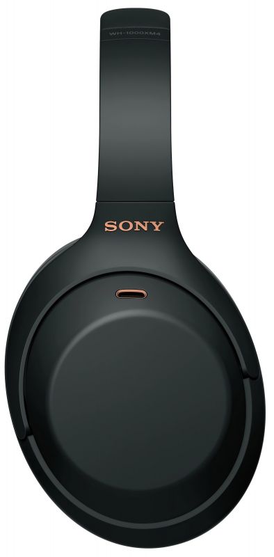 Навушники Over-ear Sony WH-1000XM4 BT 5.0, ANC, Hi-Res, AAC, LDAC, Wireless, Mic, Чорний