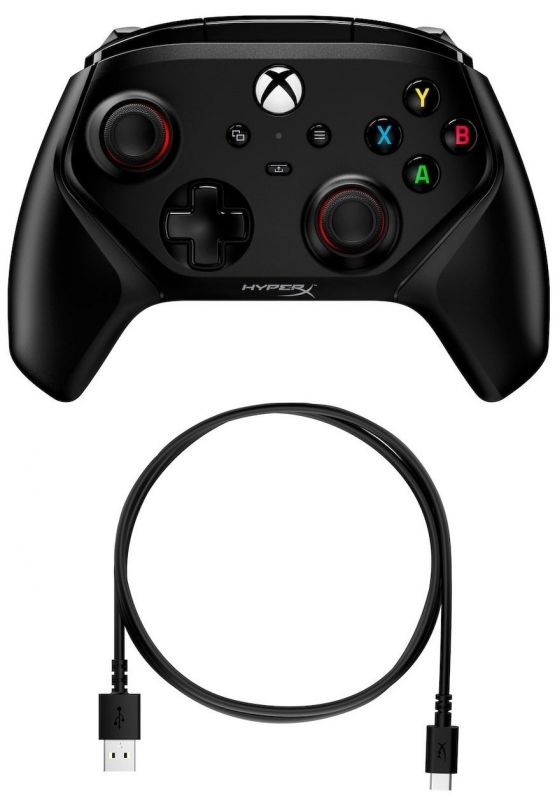 Геймпад HyperX Clutch Gladiate Xbox, cross-platform, USB-A, чорний