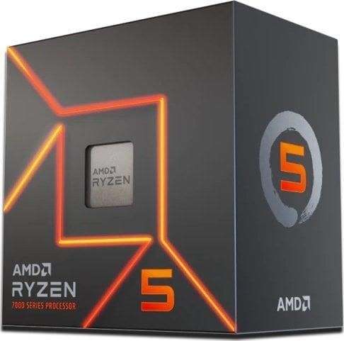 Центральний процесор AMD Ryzen 5 7600 6C/12T 3.8/5.1GHz Boost 32Mb Radeon Graphics AM5 65W Wraith Stealth cooler Box