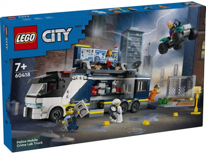 Конструктор LEGO City Пересувна поліцейська криміналістична лабораторія