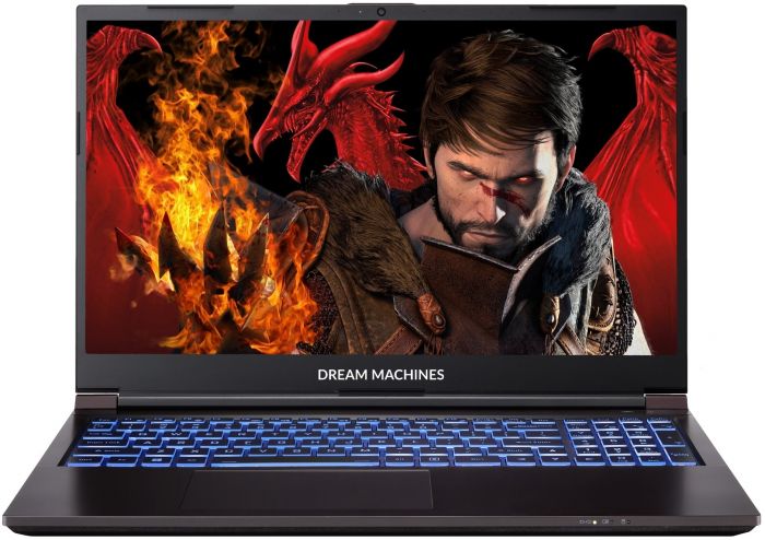 Ноутбук Dream Machines RG2050-15 15.6FHD IPS, Intel i5-13420H, 16GB, F1TB, NVD2050-4, DOS, чорний