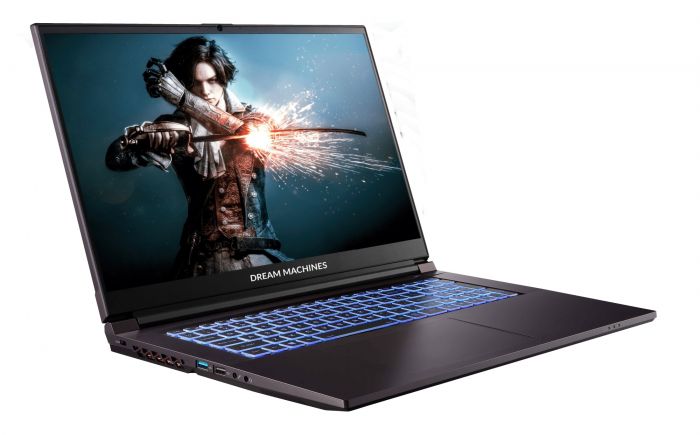 Ноутбук Dream Machines RG2050-17 17.3FHD IPS, Intel i7-13620H, 16GB, F1TB, NVD2050-4, DOS, чорний