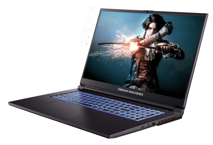 Ноутбук Dream Machines RG2050-17 17.3FHD IPS, Intel i7-13620H, 16GB, F1TB, NVD2050-4, DOS, чорний