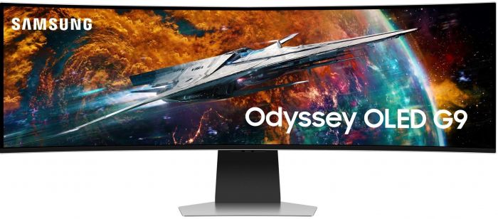 Монітор Samsung 48.7"Odyssey OLED G9 G95SC HDMI, DP, USB, MM, OLED, 5120x1440, 32:9, 240Hz, 0.3ms, CURVED