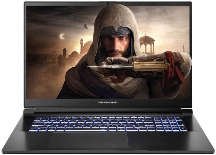 Ноутбук Dream Machines RG4070-17 17.3FHD IPS, Intel i7-13620H, 16GB, F1TB, NVD4070-8, DOS, чорний