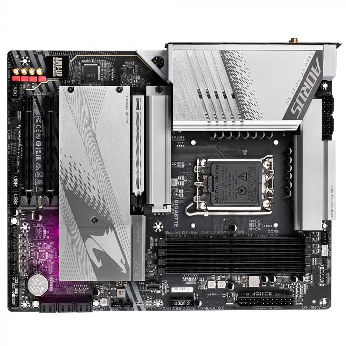 Материнська плата GIGABYTE Z790 AORUS ELITE AX-W s1700 Z790 4xDDR5 M.2 HDMI DP ATX