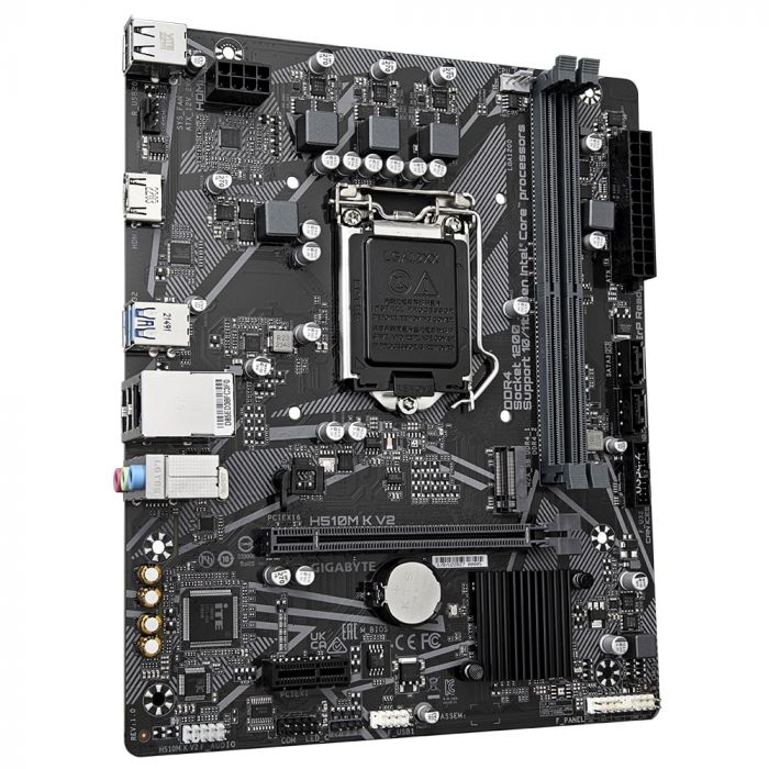 Материнська плата GIGABYTE H510M K V2 s1200 H510M 2xDDR4 M.2 HDMI mATX