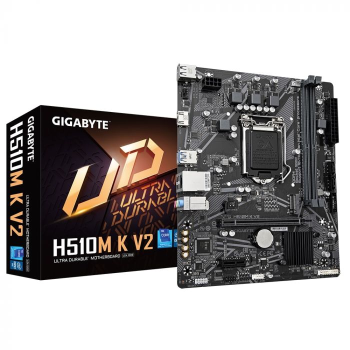 Материнська плата GIGABYTE H510M K V2 s1200 H510M 2xDDR4 M.2 HDMI mATX