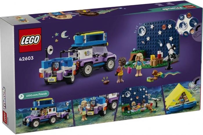 Конструктор LEGO Friends Кемпінговий автомобіль для спостереження за зірками