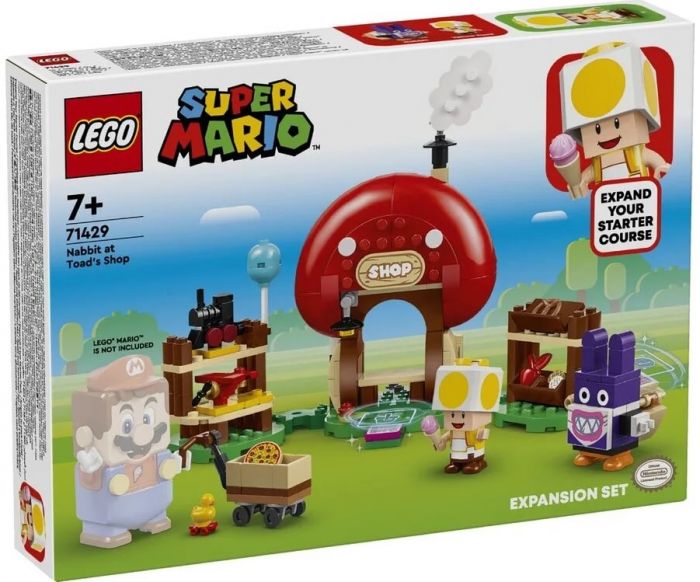 Конструктор LEGO Super Mario Nabbit у крамниці Toad. Додатковий набір