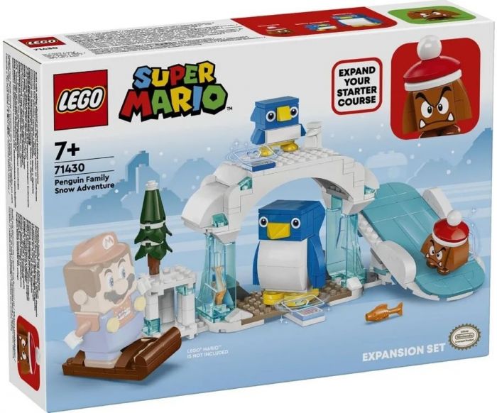 Конструктор LEGO Super Mario Снігова пригода родини penguin. Додатковий набір