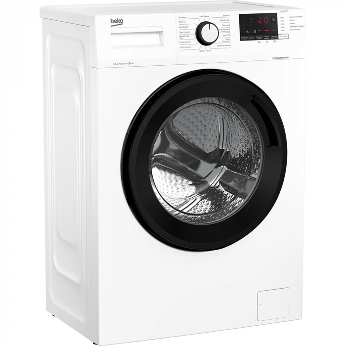 Пральна машина Beko фронтальна, 6кг, 1000, A+++, 45см, дисплей, інвертор, білий