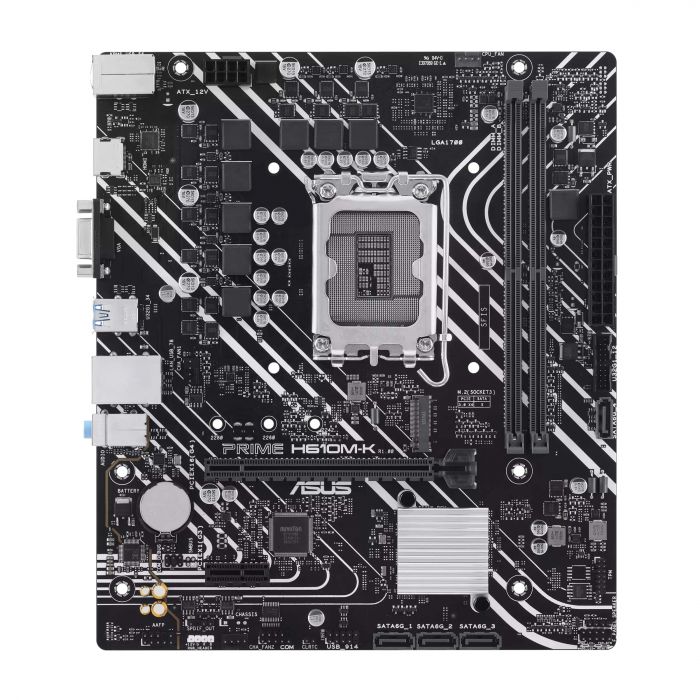 Материнcька плата ASUS PRIME H610M-K s1700 H610 2xDDR5 M.2 HDMI D-Sub mATX