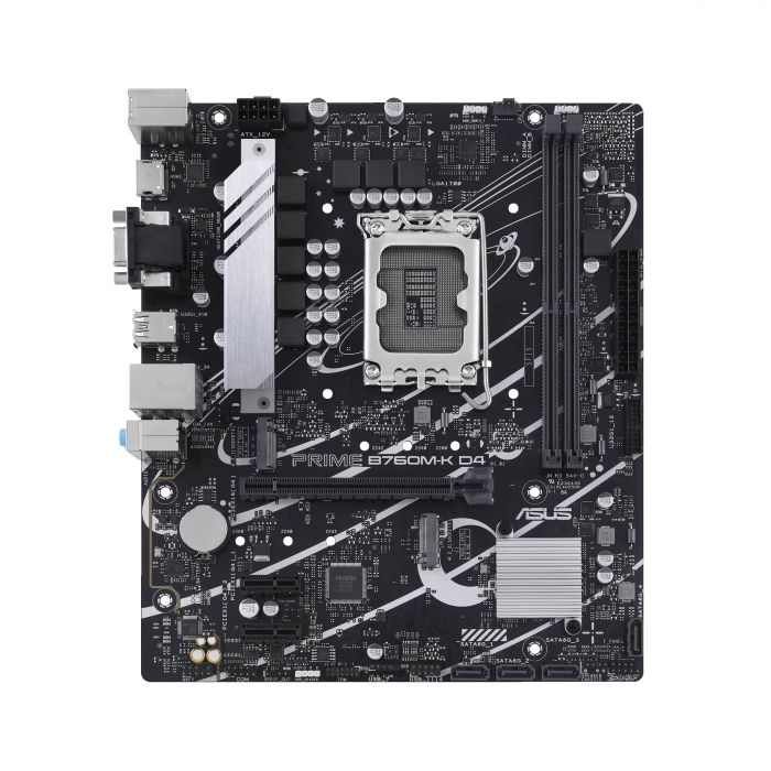 Материнcька плата ASUS PRIME B760M-K D4 s1700 B760 2xDDR4 M.2 HDMI D-Sub mATX