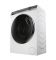 Пральна машина Haier фронтальна, 9кг, 1400, A+++, 52см, дисплей, пара, інвертор, люк чорний, білий