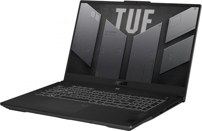 Ноутбук ASUS TUF Gaming A17 FA707XI-LL036 17.3" WQHD IPS, AMD R9-7940HS, 16GB, F1TB, NVD4070-8, NoOS, Сірий