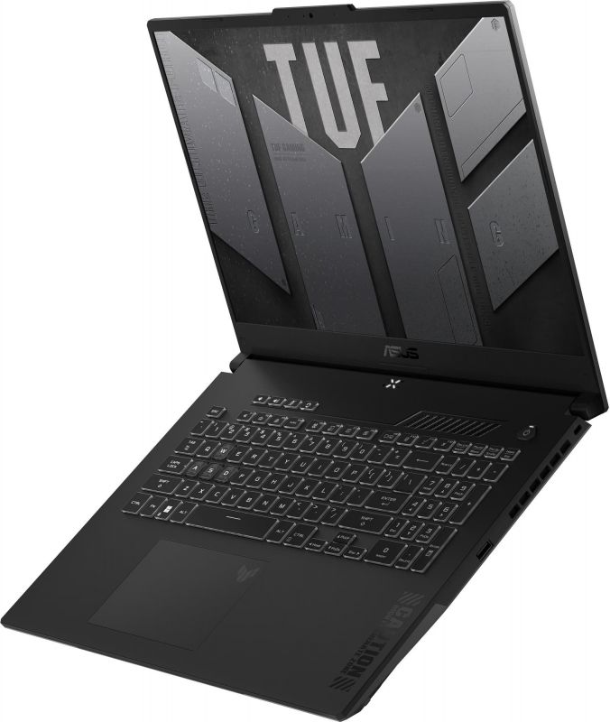 Ноутбук ASUS TUF Gaming A17 FA707XI-LL036 17.3" WQHD IPS, AMD R9-7940HS, 16GB, F1TB, NVD4070-8, NoOS, Сірий