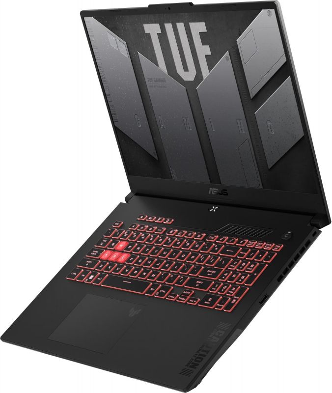 Ноутбук ASUS TUF Gaming A17 FA707XI-LL036 17.3" WQHD IPS, AMD R9-7940HS, 16GB, F1TB, NVD4070-8, NoOS, Сірий