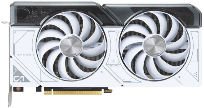 Відеокарта ASUS GeForce RTX 4070 SUPER 12GB GDDR6X OC білий DUAL-RTX4070S-O12G-WHITE