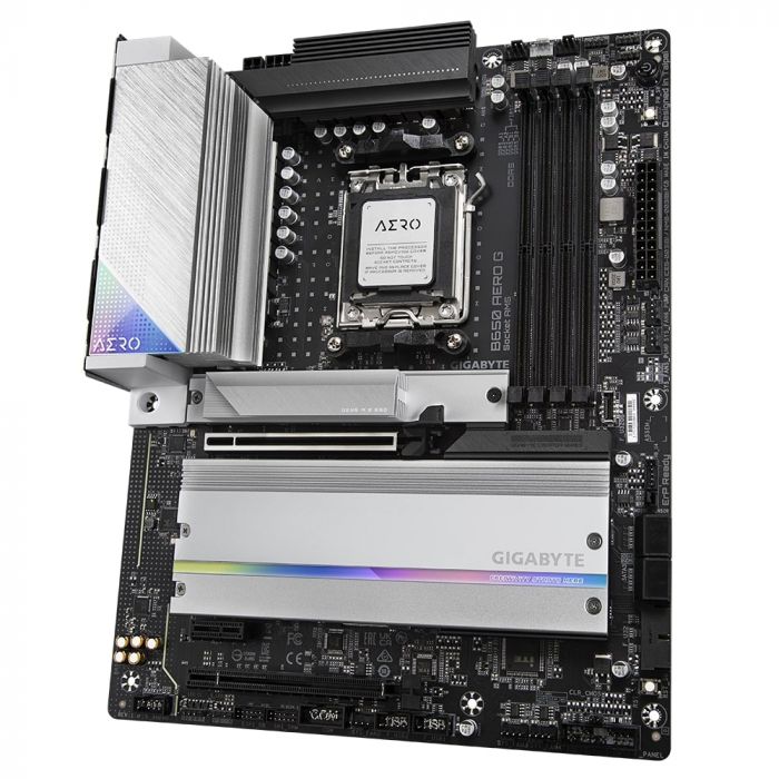 Материнська плата GIGABYTE B650 AERO G sAM5 B650 4xDDR5 M.2 HDMI DVI ATX