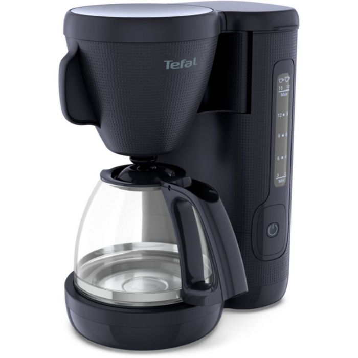 Кавоварка Tefal крапельна Morning Black Knight 1.25л, мелена, чорний