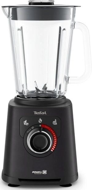 Блендер Tefal стаціонарний Perfectmix+ 1200Вт, чаша-2000мл, ємність для смузі, скло, чорний