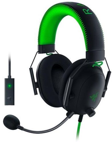 Гарнітура Razer Blackshark V2 + USB Mic Enhancer SE Black/Green