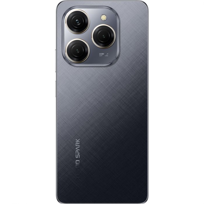 Смартфон TECNO Spark 20 PRO (KJ6) 6.78" 8/256ГБ, 2SIM, 5000мА•год, Moonlit Black