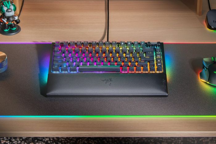 Клавіатура Razer BlackWidow V4 75% RGB 83key Mechanical Tactile Switch GEN-3, USB-A, EN, чорний