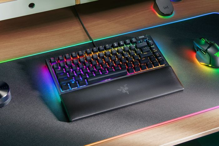 Клавіатура Razer BlackWidow V4 75% RGB 83key Mechanical Tactile Switch GEN-3, USB-A, EN, чорний