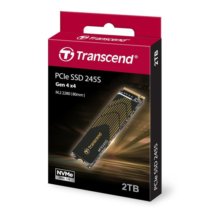 Накопичувач SSD Transcend M.2 2TB PCIe 4.0 MTE245S + розсіювач