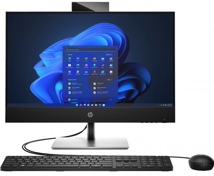 Комп'ютер персональний моноблок HP ProOne 440-G9 23.8" FHD IPS AG, Intel i3-13100T, 8GB, F512GB, UMA, WiFi, кл+м, 3р, Win11P, чорний