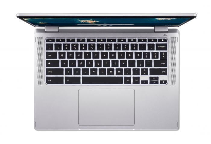 Ноутбук Acer Chromebook Spin CP314-1HN 14" FHD IPS, Intel C N4500, 8GB, F128GB, UMA, ChromeOS, сріблястий