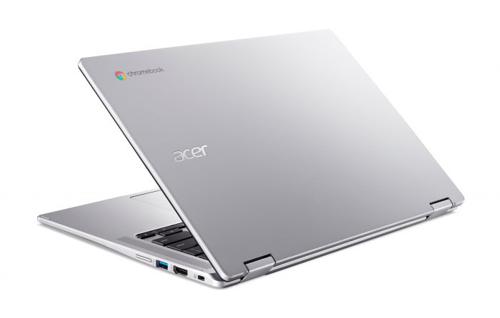 Ноутбук Acer Chromebook Spin CP314-1HN 14" FHD IPS Touch, Intel P N6000, 8GB, F128GB, UMA, ChromeOS, сріблястий