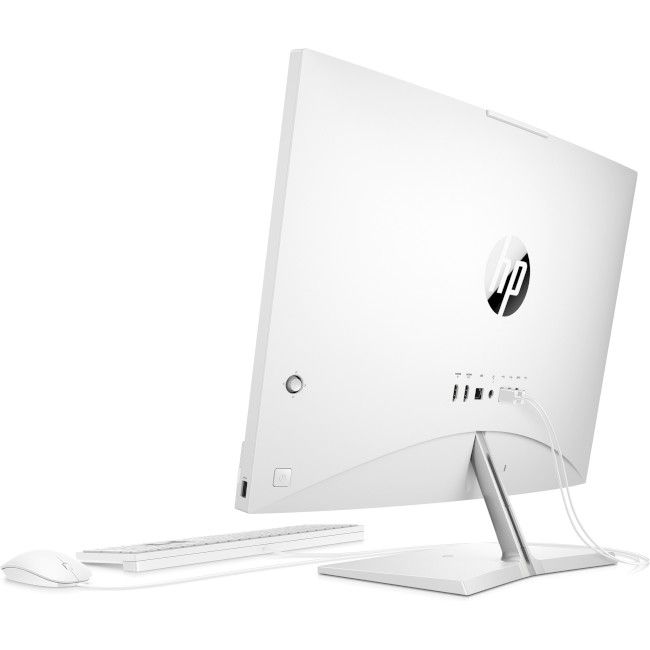 Комп'ютер персональний моноблок HP Pavilion 23,8" FHD IPS AG, Intel i5-13400T, 16GB, F512GB, UMA, WiFi, кл+м, DOS, білий