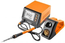 Паяльна станція Neo Tools SL1, 60Вт, 180-450 °С, РК-дисплей, ESD захист, автоматичне відключення Паяльна станція Neo Tools SL1, 60Вт, 180-450 °С, РК-дисплей, ESD захист, автоматичне відключення