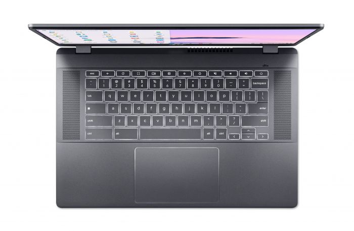 Ноутбук Acer Chromebook Plus CB515-2HT 15" FHD IPS Touch, Intel i5-1235U, 16GB, F512GB, UMA, ChromeOS, сірий