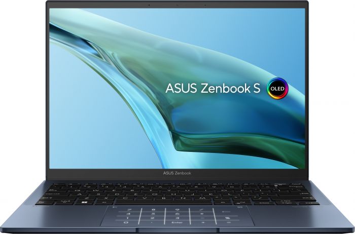 Ноутбук ASUS Zenbook S 13 UM5302LA-LV152 13.3" 2.8K OLED, AMD R7-7840U, 16GB, F1TB, UMA, noOS, Блакитний