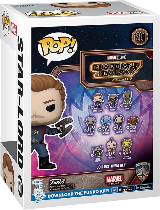 Фігурка Funko POP Vinyl: GOTG3 - Star-Lord