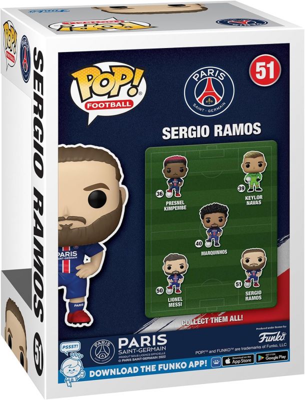 Фігурка Funko POP Football: PSG - Sergio Ramos