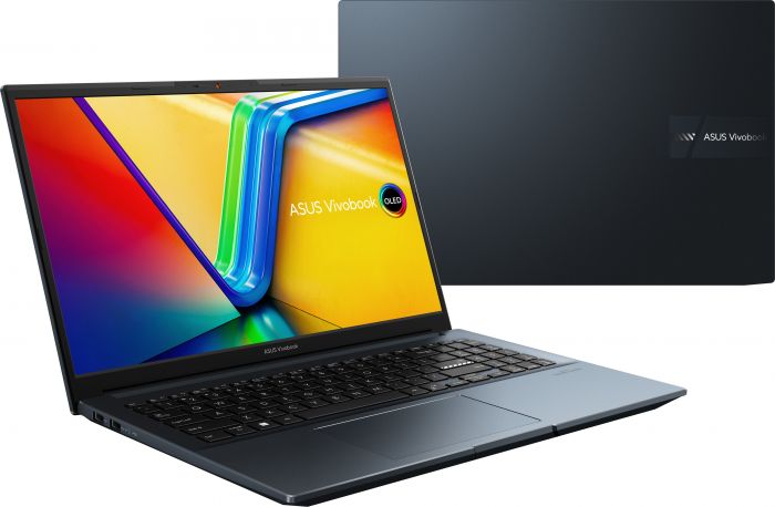 Ноутбук ASUS Vivobook Pro 15 M6500XV-MA013 15.6" 2.8K OLED, AMD R9-7940HS, 32GB, F1TB, NVD4060-8, noOS, Блакитний