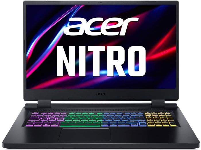 Ноутбук Acer Nitro 5 AN517-55 17.3" QHD IPS, Intel i9-12900H, 32GB, F1TB, NVD4060-8, Lin, чорний