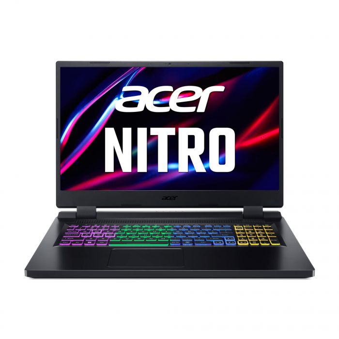 Ноутбук Acer Nitro 5 AN517-55 17.3" FHD IPS, Intel i7-12650H, 16GB, F512GB, NVD4060-8, Lin, чорний